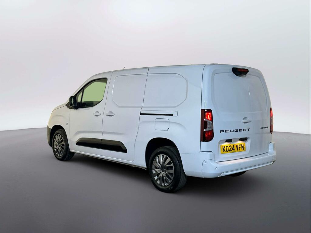 Peugeot Partner 1.5 Bluehdi 950 Asphalt Long Panel Van 6Dr White #6