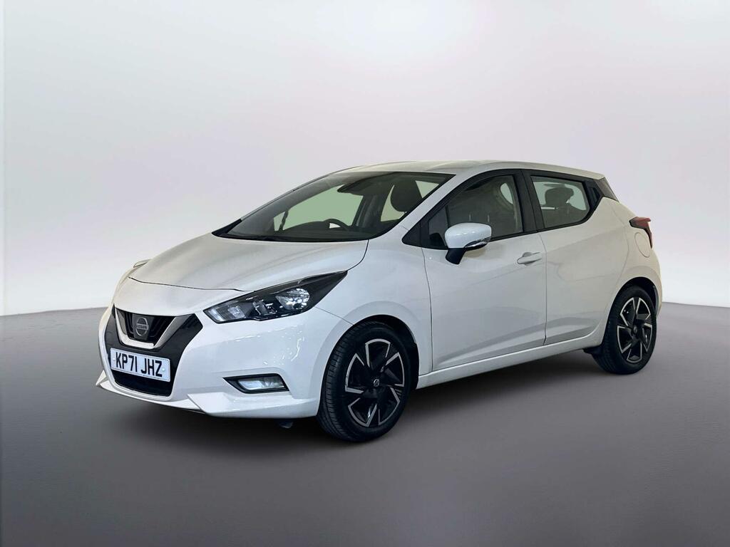 Nissan Micra 1.0 Ig-t Acenta Hatchback Euro 6 White #4