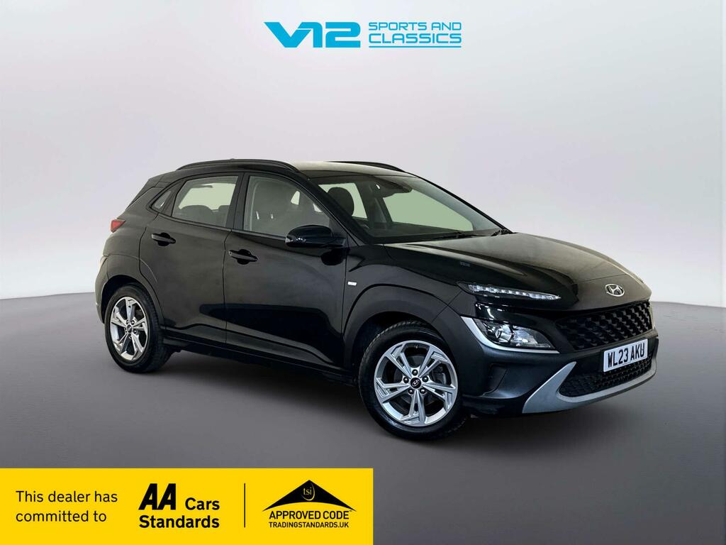 Hyundai Kona 1.0 T-gdi Mhev Se Connect Suv Hybrid Ma Black