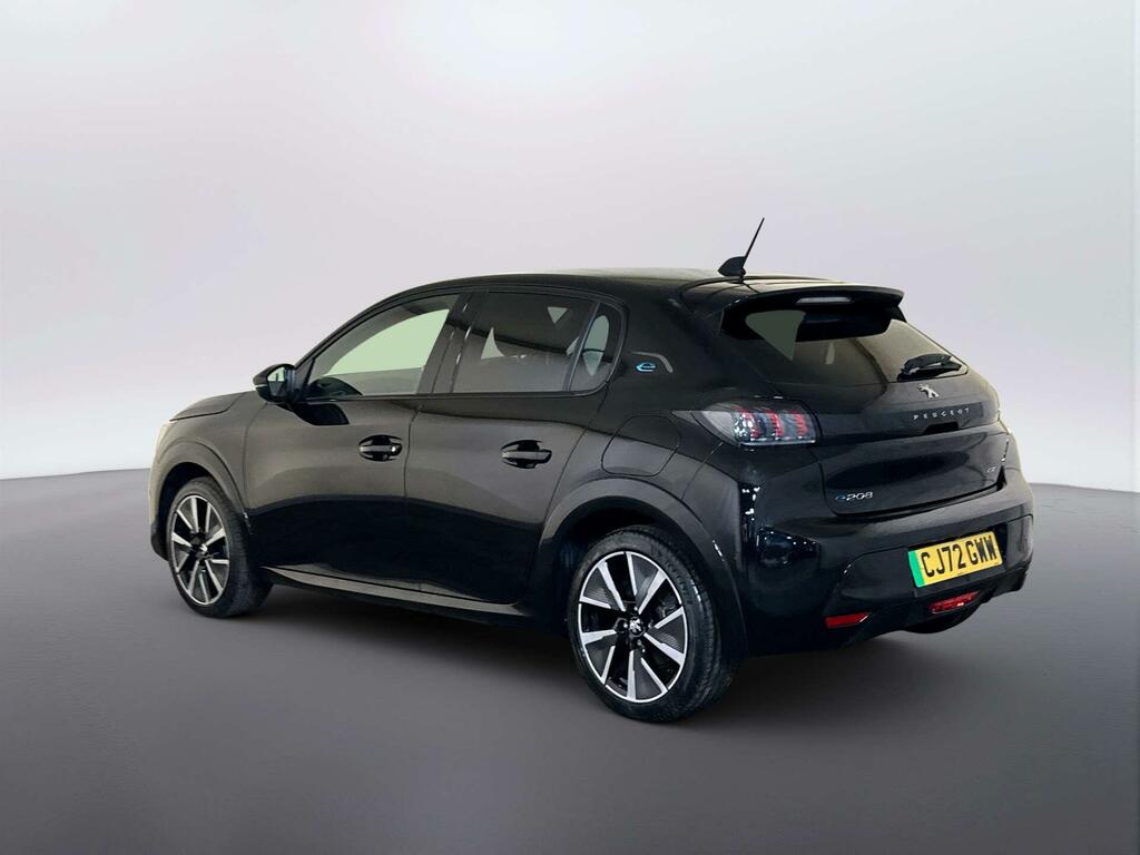 Peugeot e-208 50Kwh Gt Hatchback 11Kw Charger Black #6