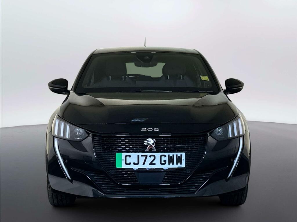 Peugeot e-208 50Kwh Gt Hatchback 11Kw Charger Black #3
