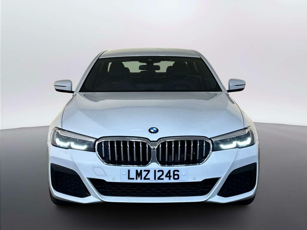 BMW 5 Series 2.0 520D Mht M Sport Saloon Hybrid Step White #3