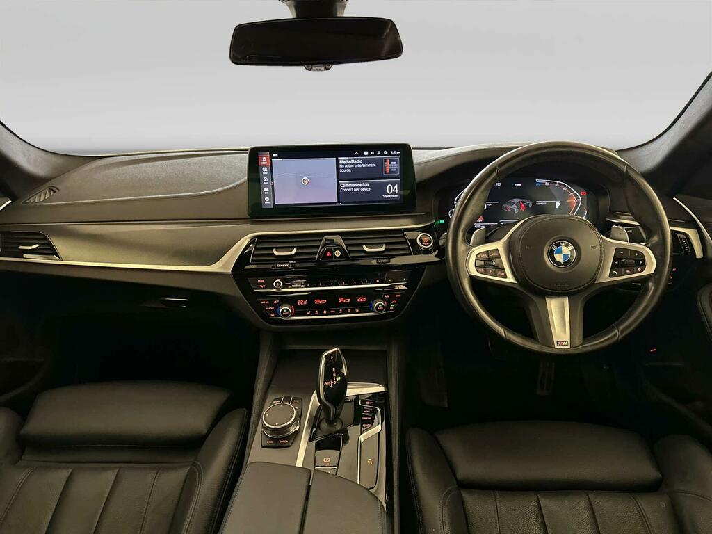 BMW 5 Series 2.0 520D Mht M Sport Saloon Hybrid Step White #2