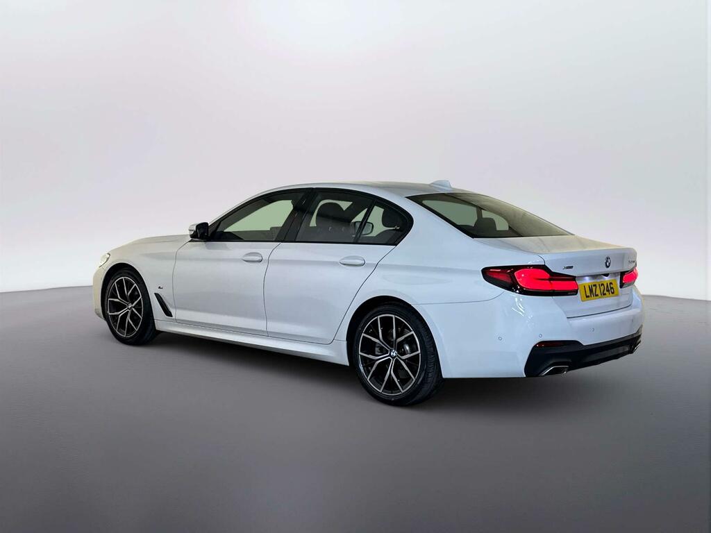 BMW 5 Series 2.0 520D Mht M Sport Saloon Hybrid Step White #6