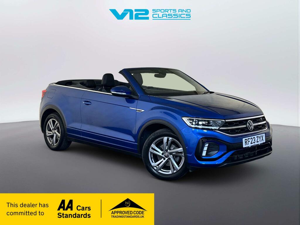 Volkswagen T-Roc 1.5 Tsi R-line Convertible Dsg 2Wd Euro Blue