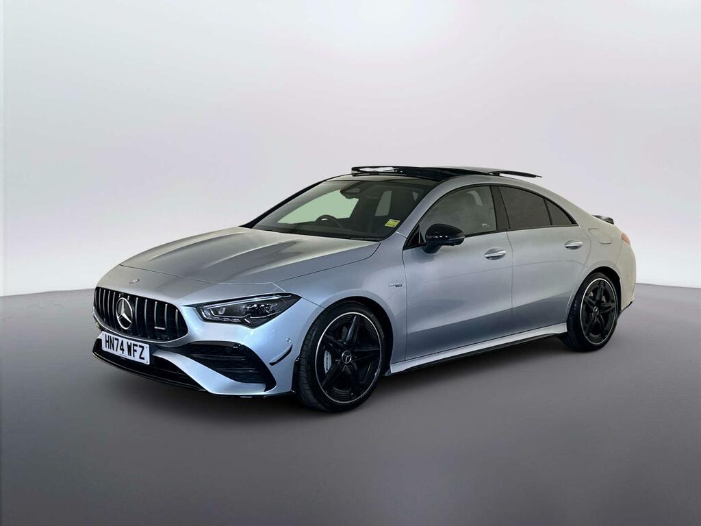 Mercedes-Benz CLA Class 2.0 Cla35h Mhev Amg Premium Plus Coupe Petro Silver #3