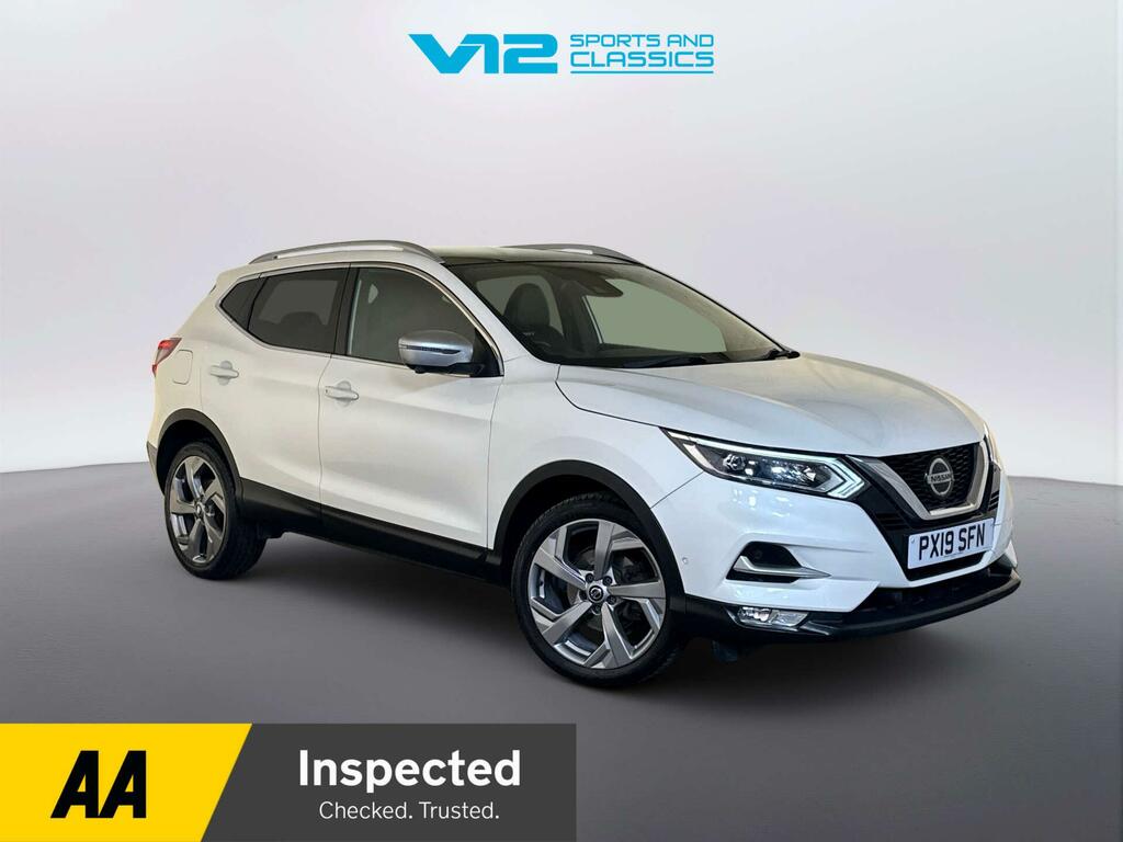 Nissan Qashqai 1.3 Dig-t Tekna Suv Dct Euro 6 S White