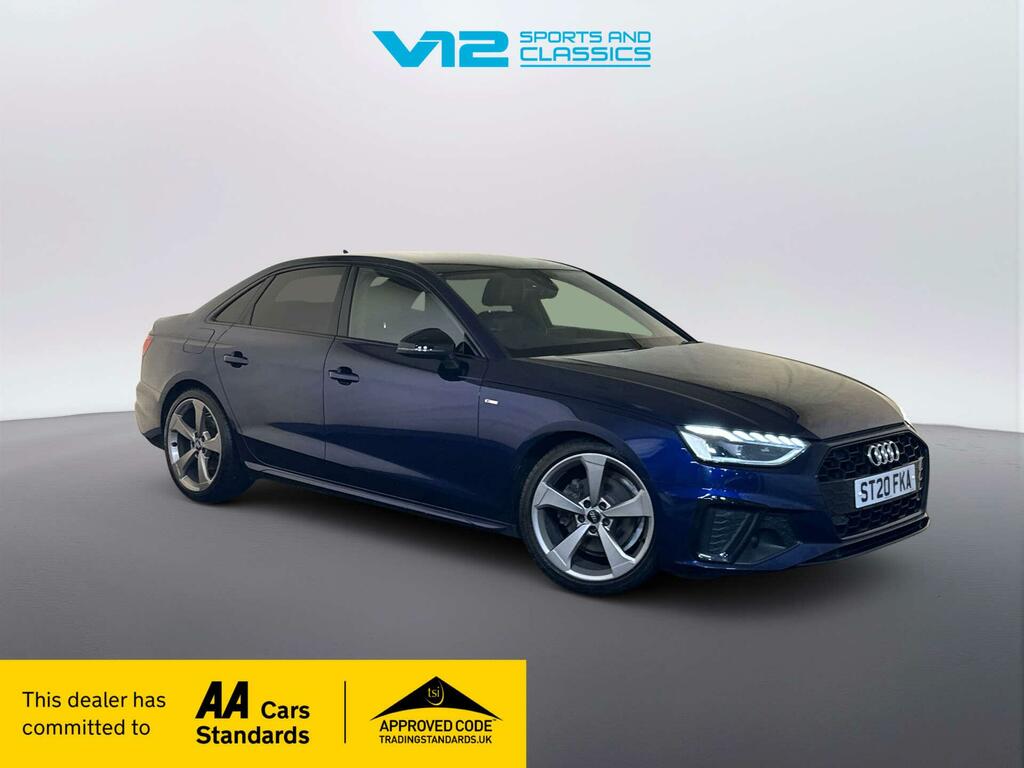 Audi A4 2.0 Tfsi 35 Black Edition Saloon Blue