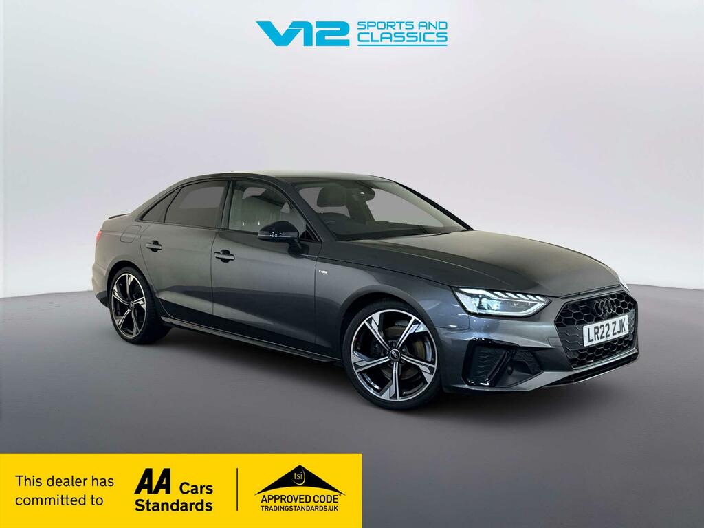 Audi A4 2.0 Tfsi 35 Black Edition Saloon S Tron Grey