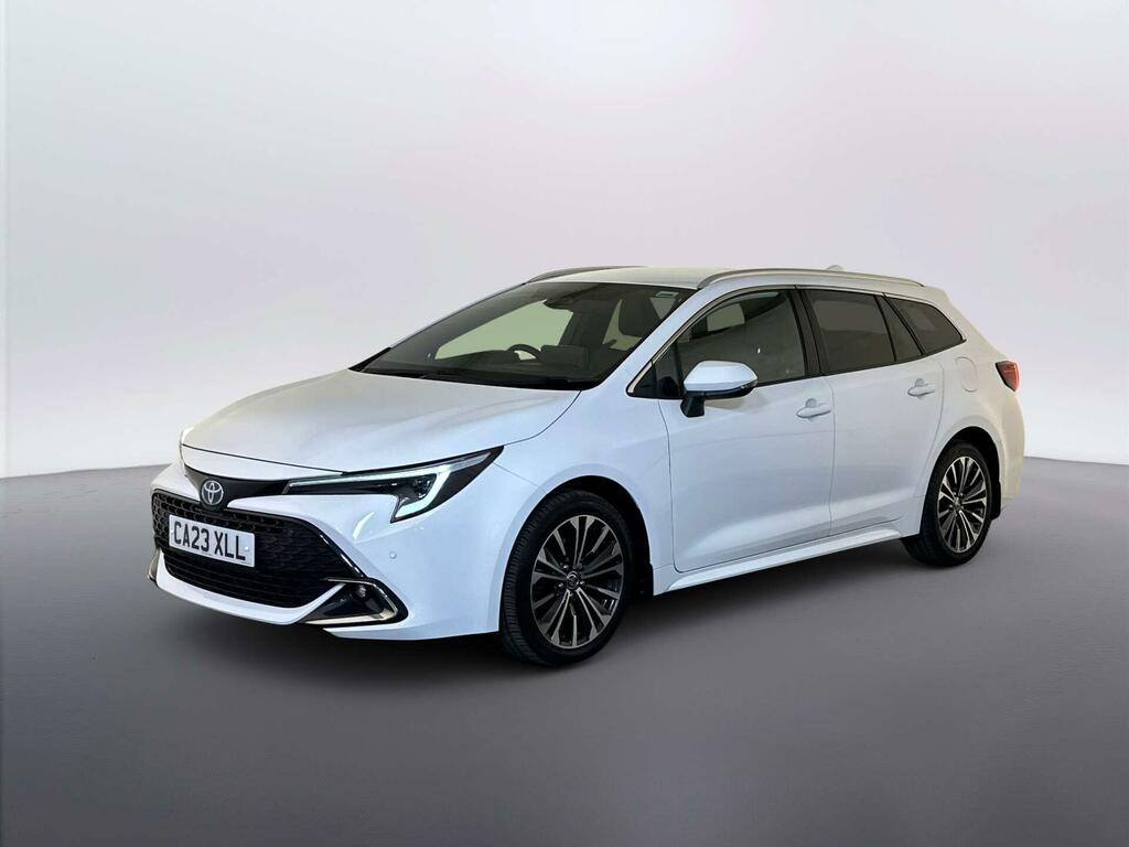 Toyota Corolla 1.8 Vvt-h Design Touring Sports Hybrid White #4