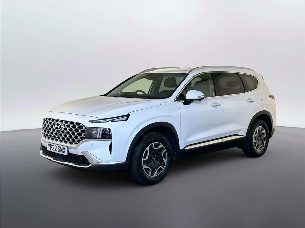 Hyundai Santa Fe 1.6 H T-gdi Premium Suv Hybrid Eur White #4