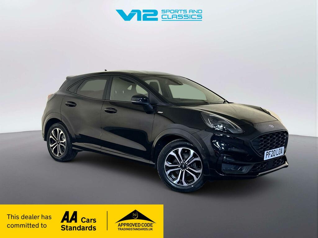 Ford Puma 1.0T Ecoboost Mhev St-line Suv E Black