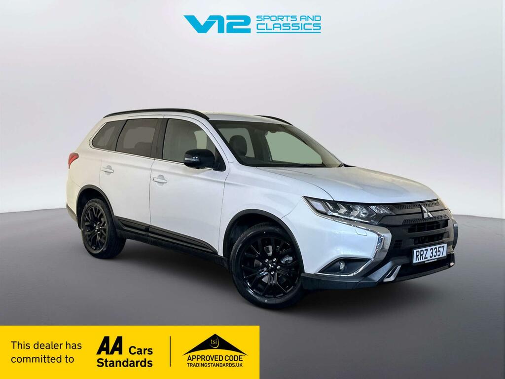 Mitsubishi Outlander 2.0 Mivec Black Suv Cvt 4Wd Euro 6 Ss White