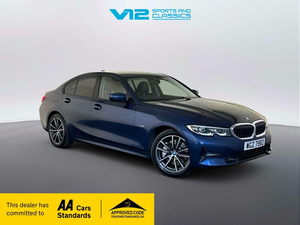 BMW 3 Series 2.0 330E 12Kwh Sport Pro Saloon Plug-in Blue