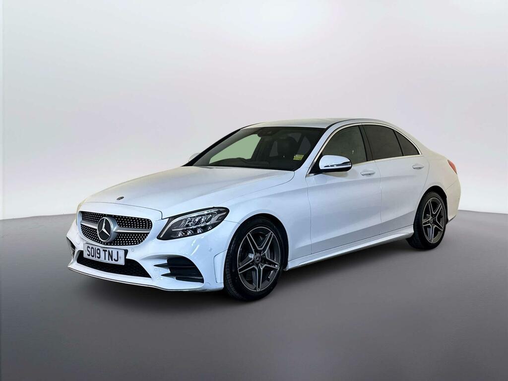 Mercedes-Benz C Class 2.0 C300d Amg Line Saloon G-tronic Eur White #3