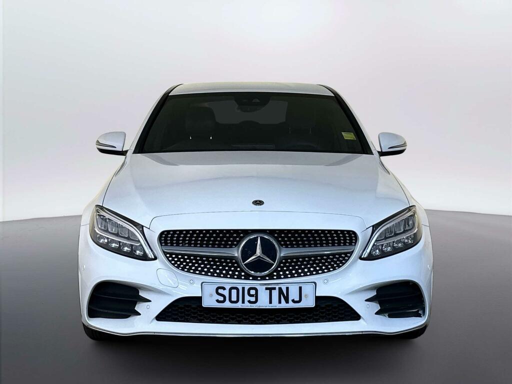 Mercedes-Benz C Class 2.0 C300d Amg Line Saloon G-tronic Eur White #2