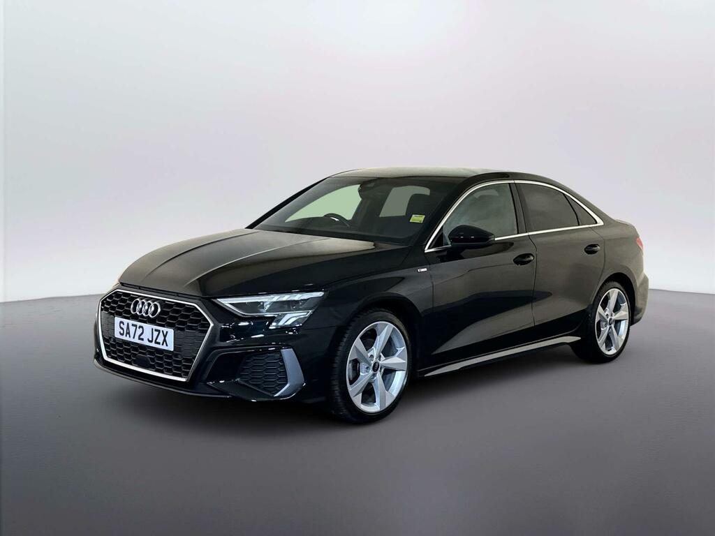 Audi A3 1.5 Tfsi 35 S Line Saloon S Tronic Euro Black #4