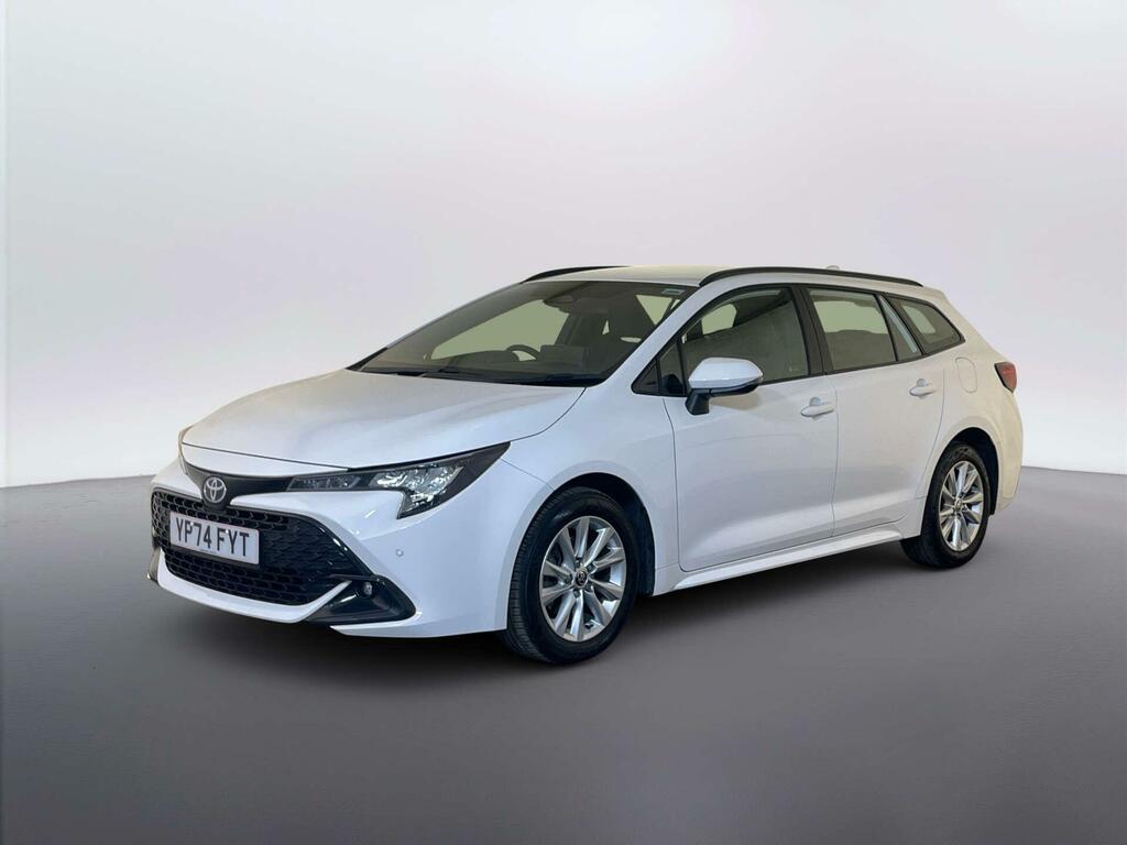 Toyota Corolla 1.8 Vvt-h Icon Touring Sports Hybrid Cv White #4