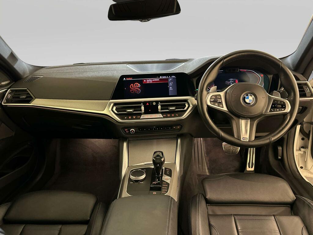 BMW 4 Series Gran Coupe 2.0 420D Mht M Sport Coupe Hybrid White #2