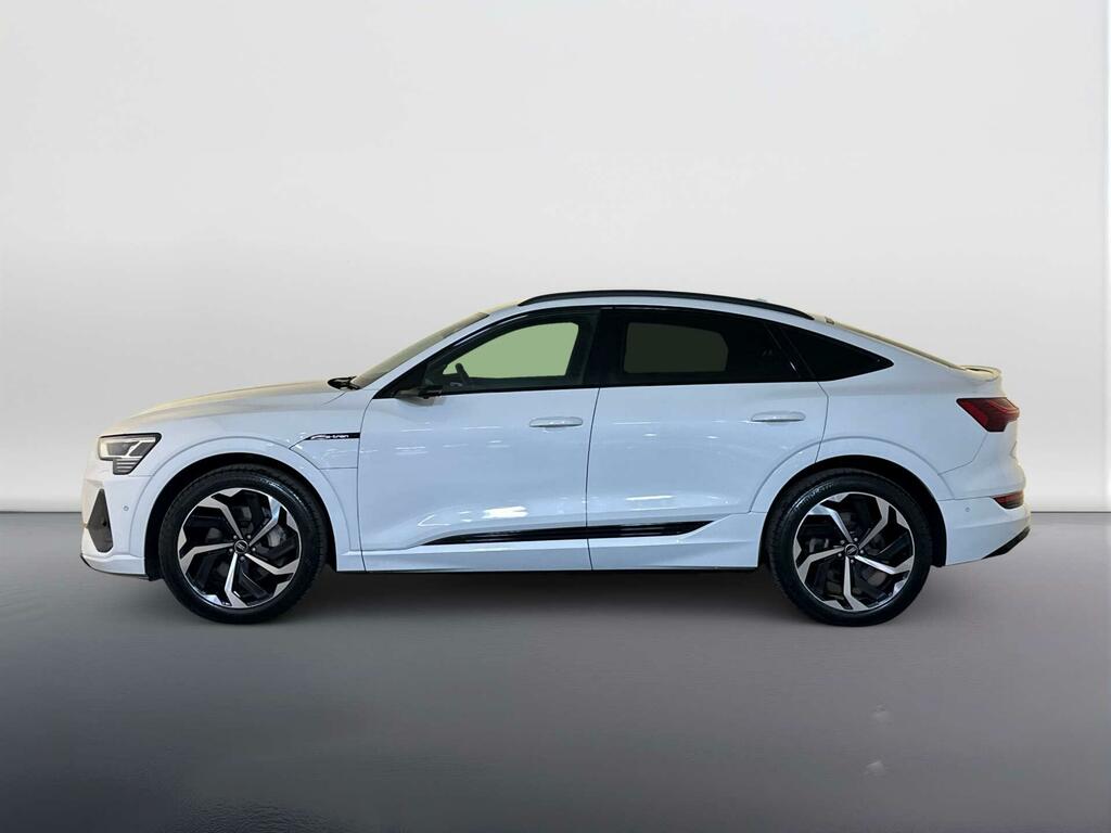 Audi E-tron 55 Black Edition Sportback Quatt White #5