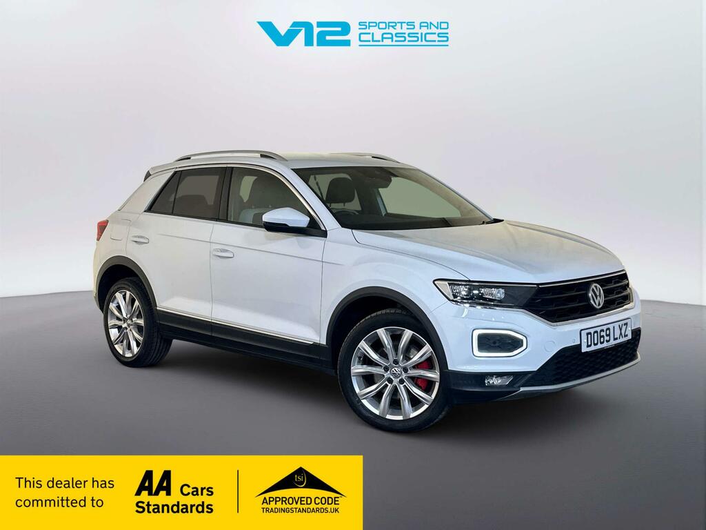 Volkswagen T-Roc 1.5 Tsi Gpf Evo Sel Suv Dsg Euro 6 Ss White