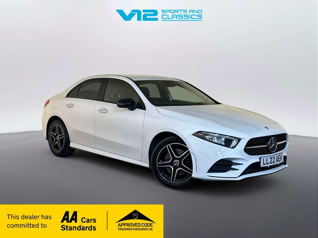 Mercedes-Benz A Class 1.3 A250e 15.6Kwh Amg Line Premium Saloon Pe White