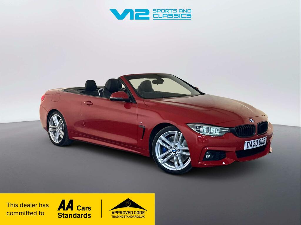 BMW 4 Series 3.0 430D M Sport Convertible Euro Red
