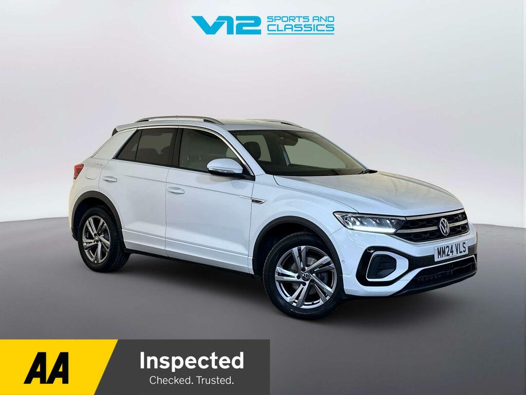 Volkswagen T-Roc 1.5 Tsi R-line Suv Dsg Euro 6 Ss 15 White