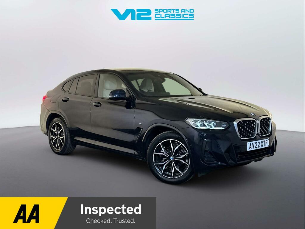 BMW X4 2.0 20D Mht M Sport Suv Hybrid Xdr Black