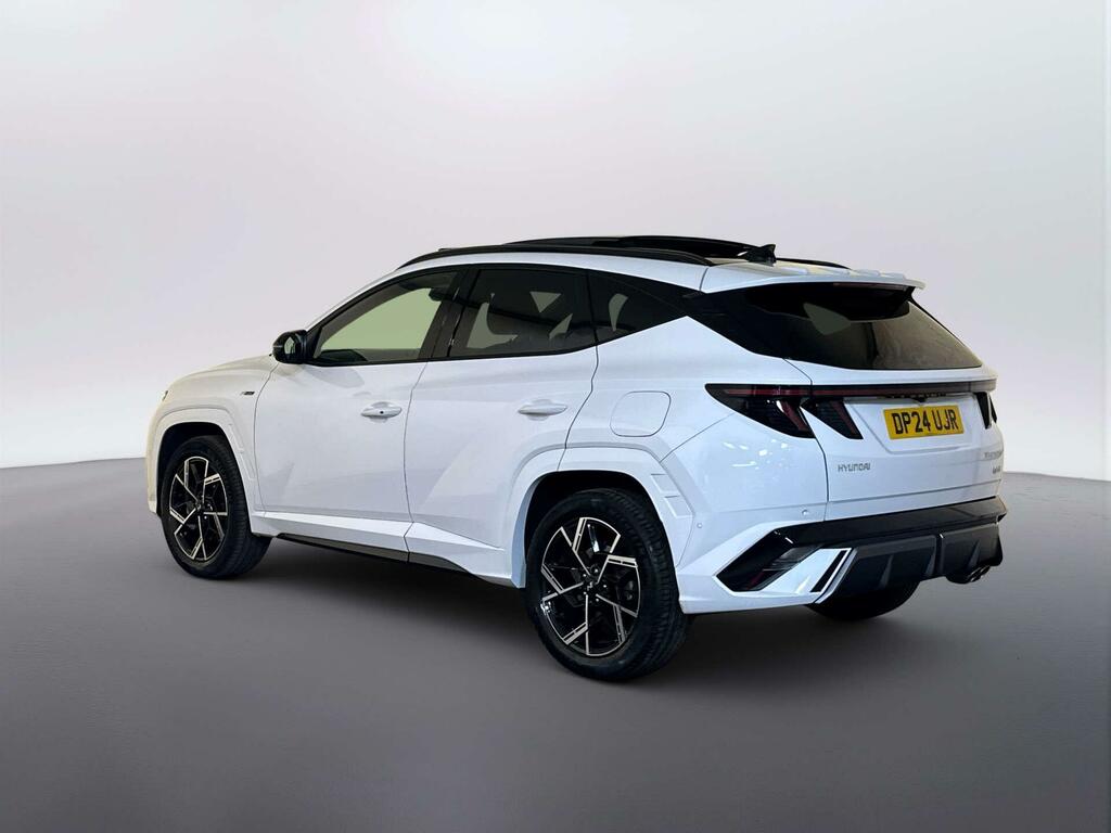 Hyundai Tucson 1.6 T-gdi N Line S Suv Hybrid Euro White #6