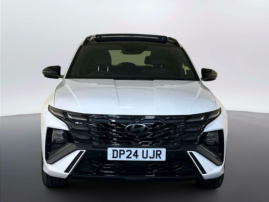 Hyundai Tucson 1.6 T-gdi N Line S Suv Hybrid Euro White #3