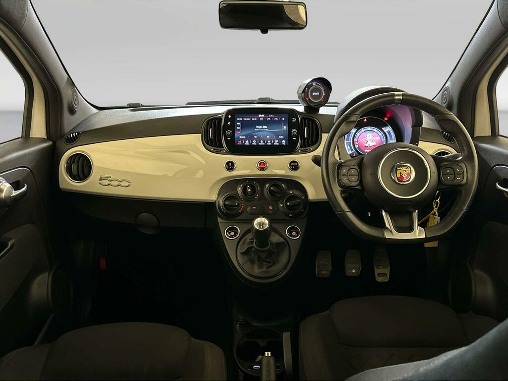 Abarth 595 1.4 T-jet Hatchback Euro 6 145 White #2