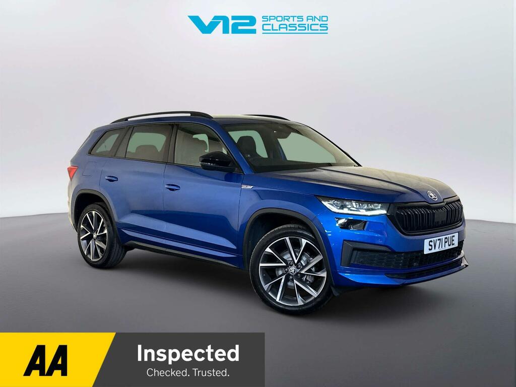 Skoda Kodiaq 1.5 Tsi Act Sportline Suv Dsg Euro 6 S Blue