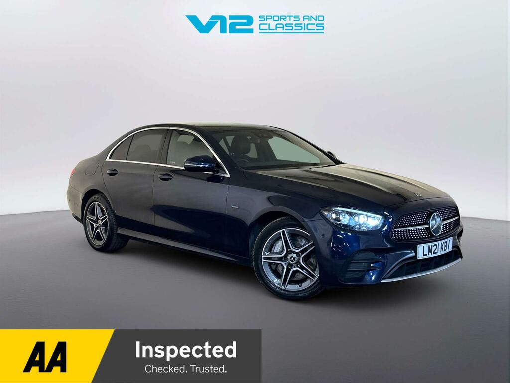 Mercedes-Benz E Class 2.0 E300de 13.5Kwh Amg Line Saloon Plug Blue