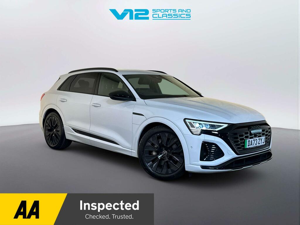 Audi Q8 e tron 55 Black Edition Suv Quattro 114 White