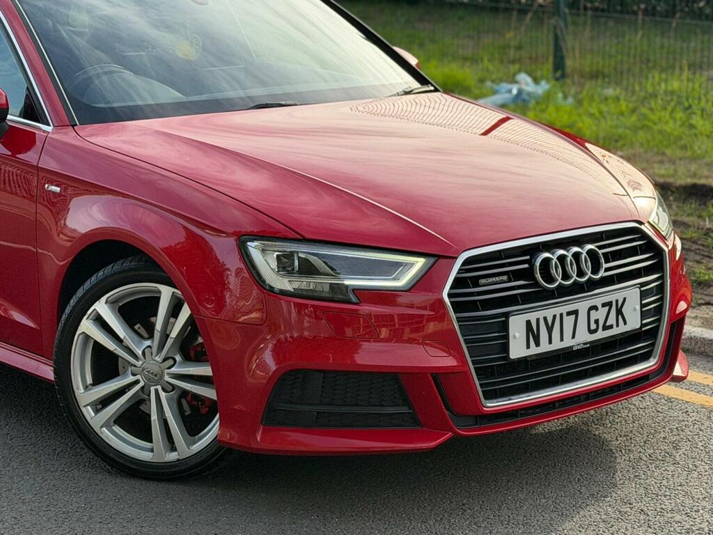 Audi A3 2.0 Tfsi S Line Sportback S Tronic Quattro Euro 6 Red #4