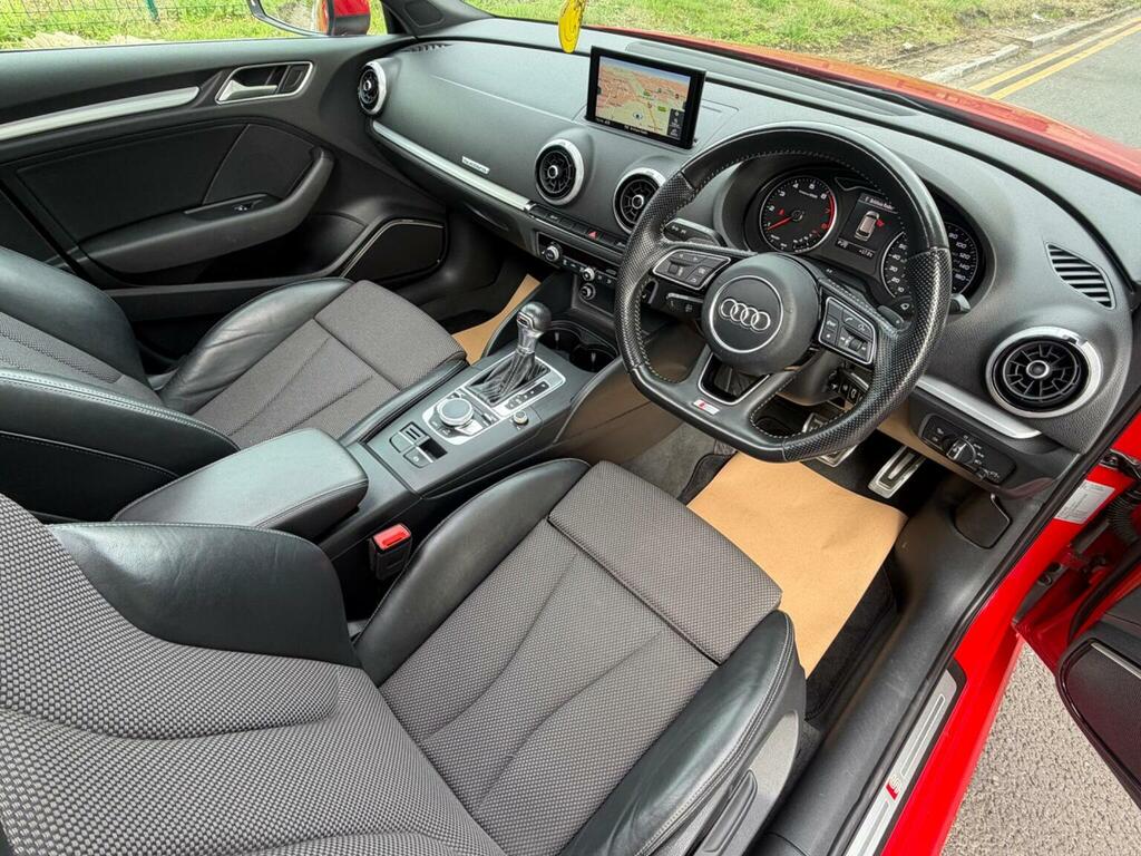 Audi A3 2.0 Tfsi S Line Sportback S Tronic Quattro Euro 6 Red #2