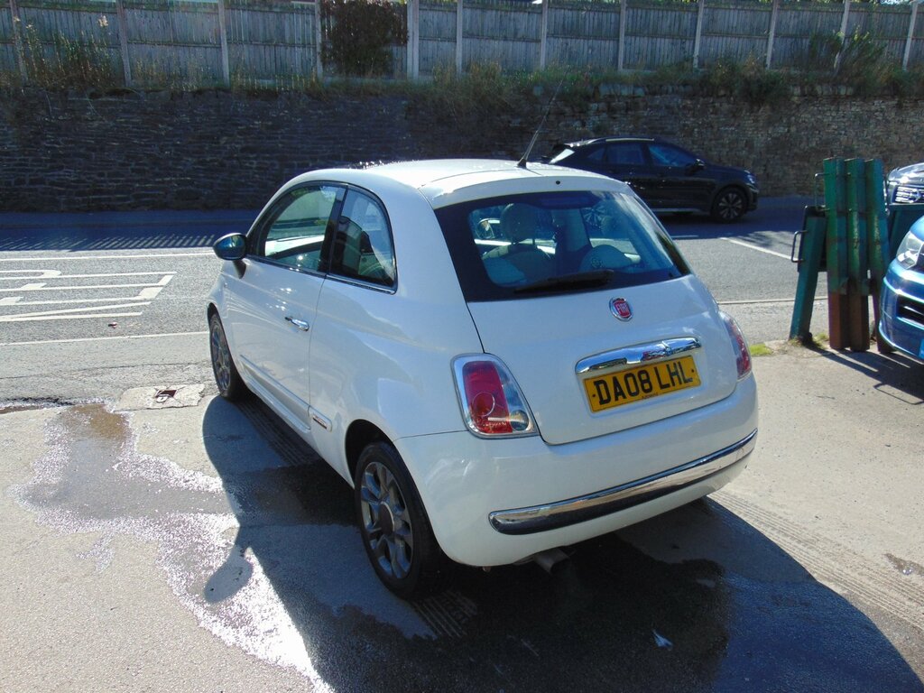 Fiat 500 1.4 Lounge Hatchback Euro 4 100 White #3