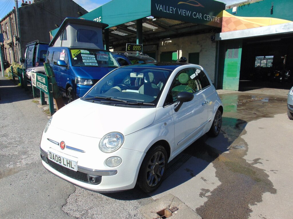 Fiat 500 1.4 Lounge Hatchback Euro 4 100 White #2