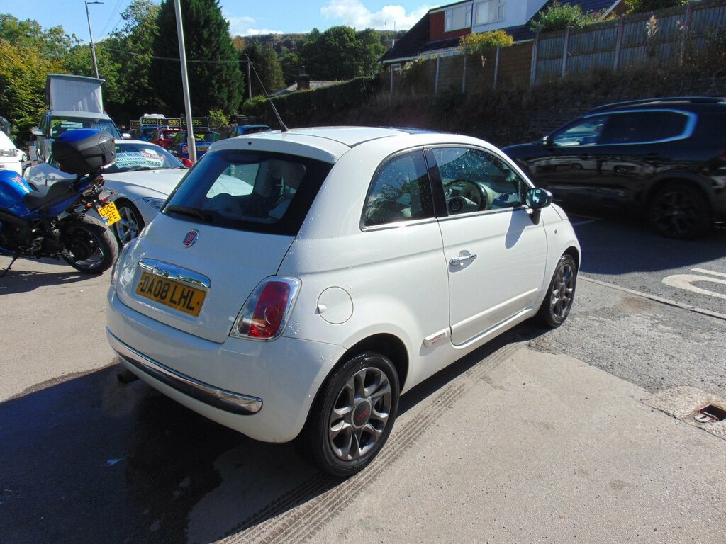 Fiat 500 1.4 Lounge Hatchback Euro 4 100 White #4