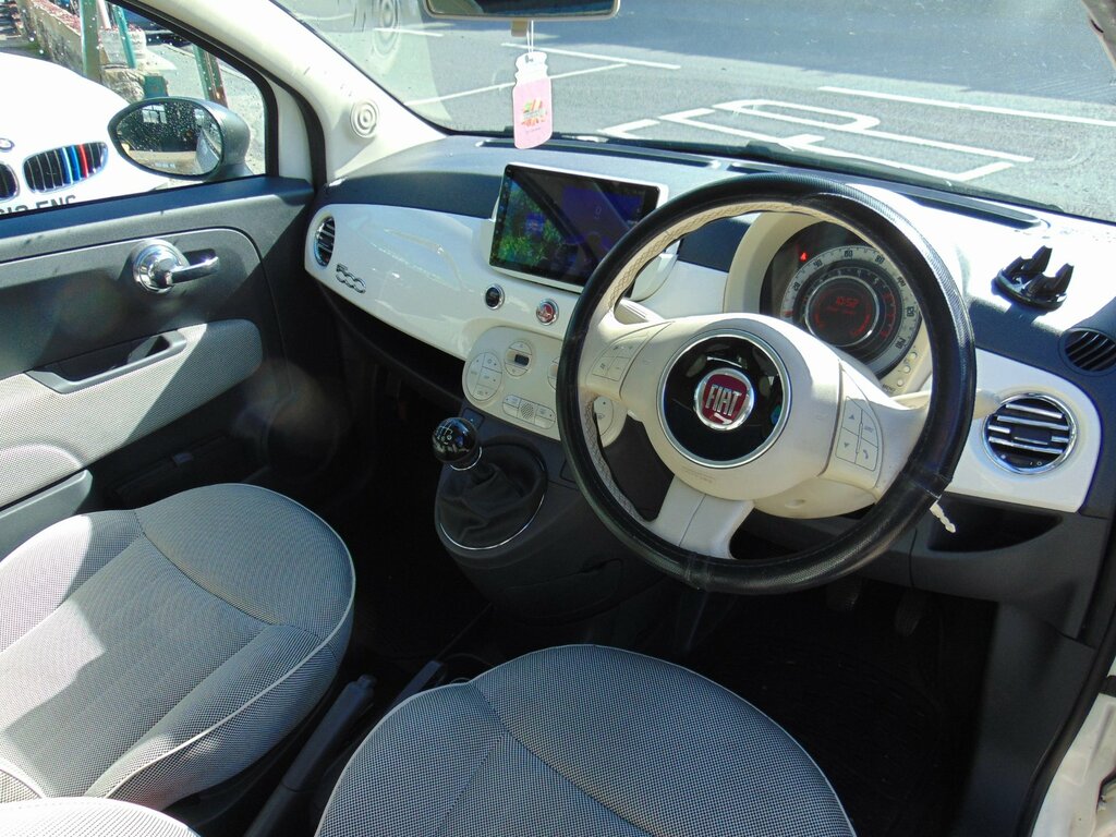 Fiat 500 1.4 Lounge Hatchback Euro 4 100 White #5