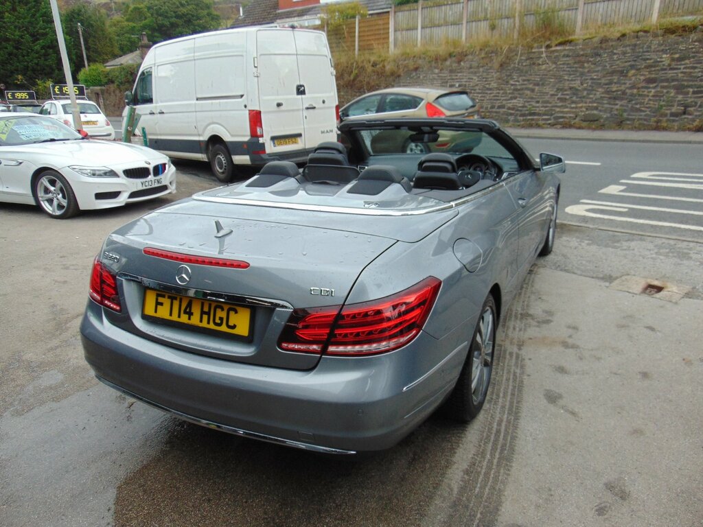 Mercedes-Benz E Class 2.1 E220 Cdi Se Cabriolet G-tronic Eur Silver #6