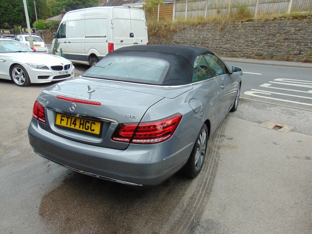 Mercedes-Benz E Class 2.1 E220 Cdi Se Cabriolet G-tronic Eur Silver #4