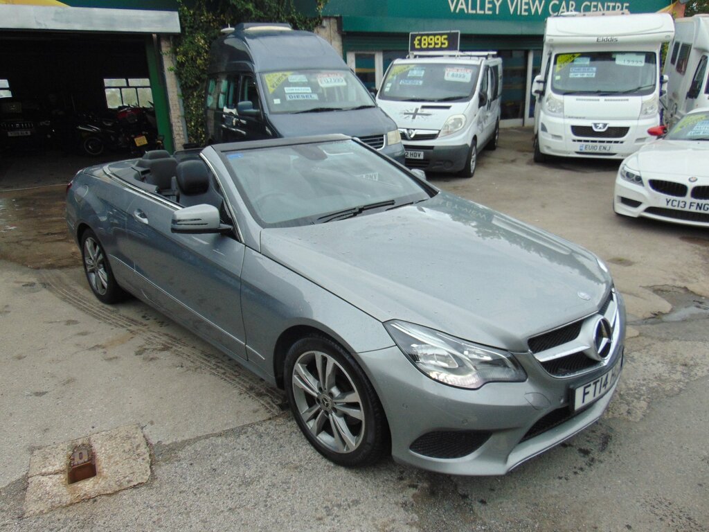 Mercedes-Benz E Class 2.1 E220 Cdi Se Cabriolet G-tronic Eur Silver #5