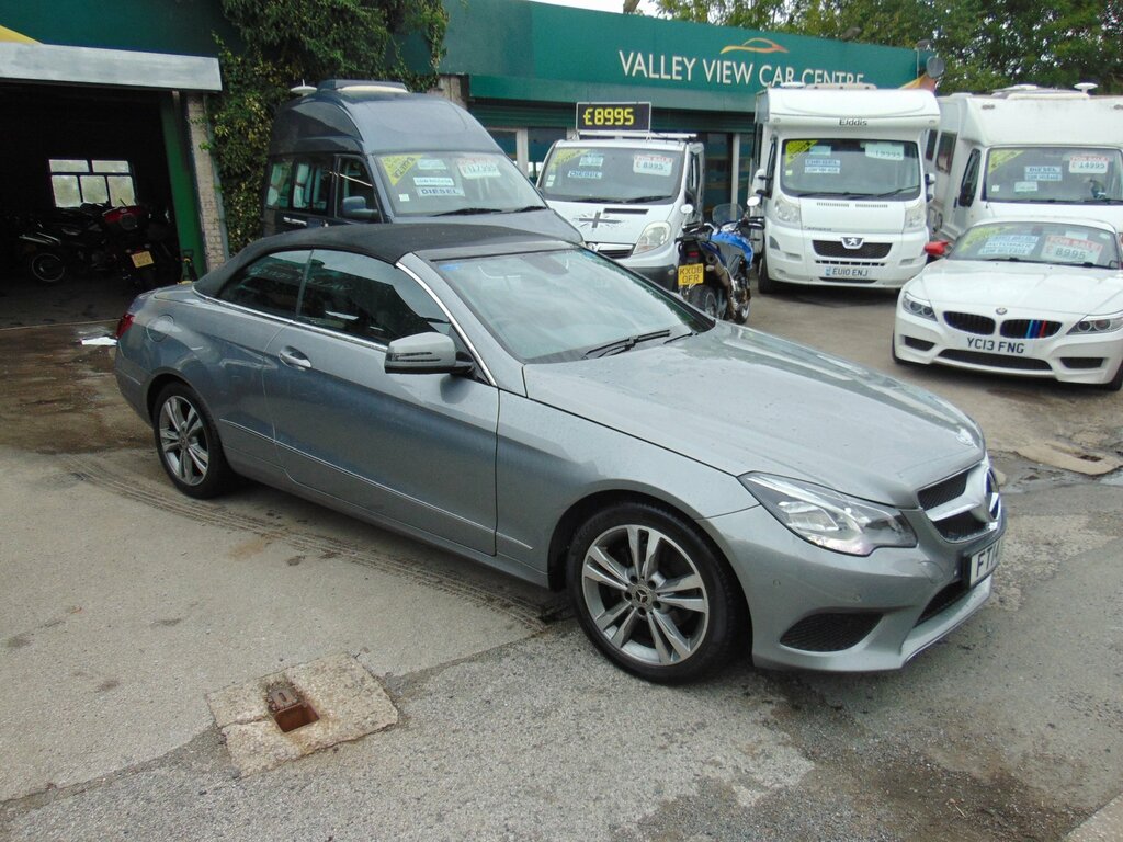 Mercedes-Benz E Class 2.1 E220 Cdi Se Cabriolet G-tronic Eur Silver