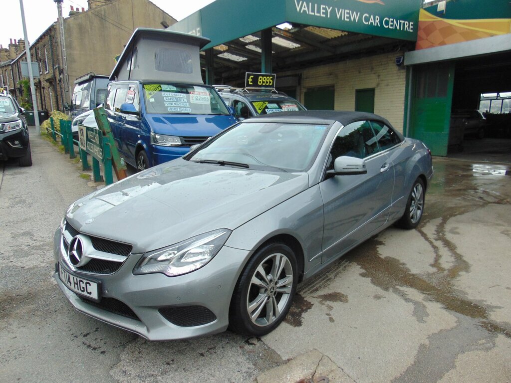 Mercedes-Benz E Class 2.1 E220 Cdi Se Cabriolet G-tronic Eur Silver #2