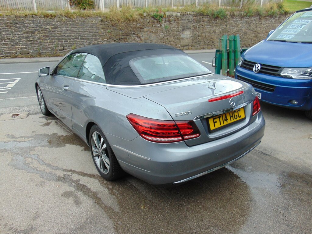 Mercedes-Benz E Class 2.1 E220 Cdi Se Cabriolet G-tronic Eur Silver #3