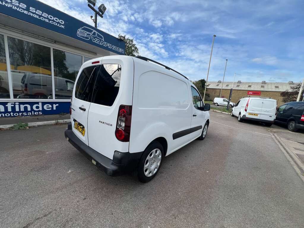 Peugeot Partner 625 1.6 Hdi 75 Professional Van White #4