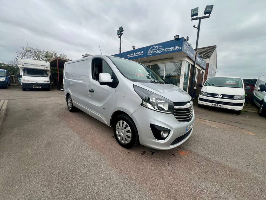 Vauxhall Vivaro 2700 1.6Cdti Biturbo 125Ps Sportive H1 Van Silver #2
