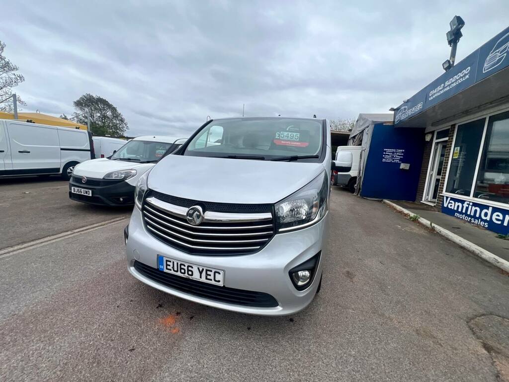 Vauxhall Vivaro 2700 1.6Cdti Biturbo 125Ps Sportive H1 Van Silver #6